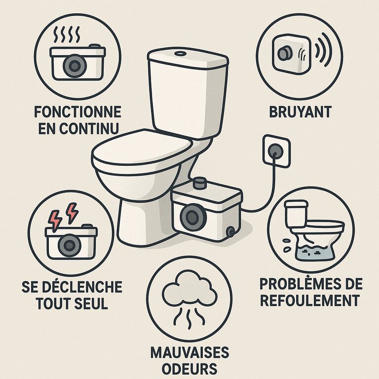 panne sanibroyeur