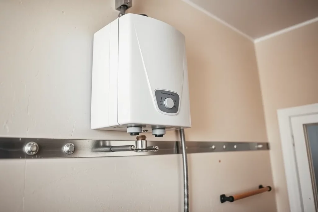 fixation chauffe eau placo