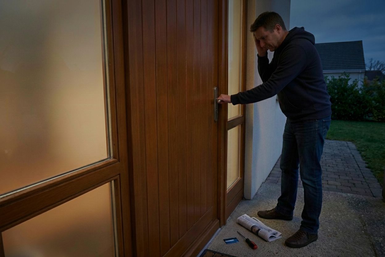 Comment ouvrir une porte quand on a laissé les clefs derrière ?